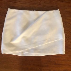 White Zara skirt